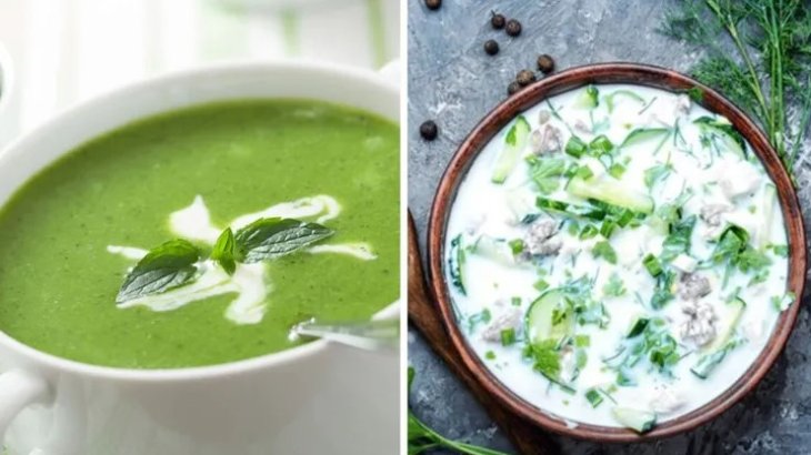 Легкий и освежающий: рецепт зеленого холодника на кефире