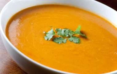 Крем-пюре из чечевицы со свежим трюфелем