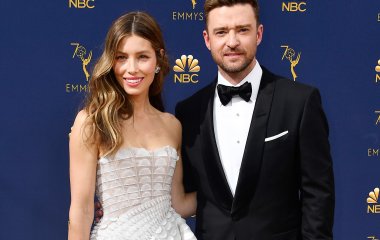 Джессика Бил и Джастин Тимберлейк на показе Louis Vuitton