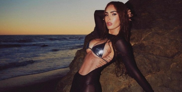 Меган Фокс снялась в роскошной пляжной фотосессии