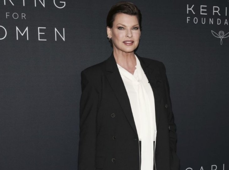 Он - ее копия: супермодель Линда Евангелиста посетила мероприятие с 16-летним сыном от мужа Сальмы Хайек