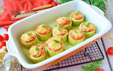 Легко и питательно: рецепт фаршированных кабачков, запеченных в духовке