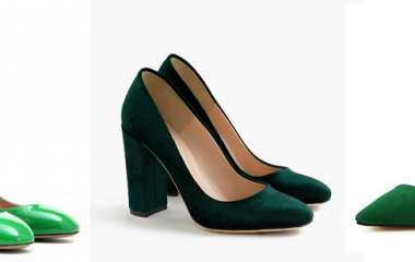 Покажи себя: с чем носить зеленые туфли?