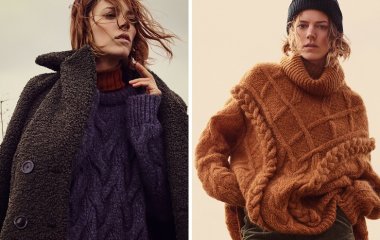 Женская коллекция  Zara Cosy Feeling осень 2018, фото