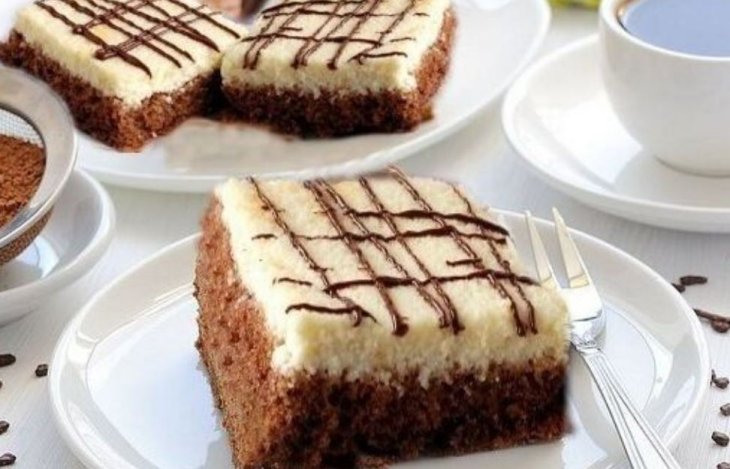 Творожное пирожное