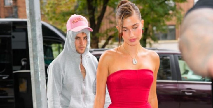 Не по дресс-коду: Джастин Бибер пришел на вечеринку жены в кепке поверх капюшона