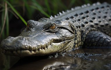 Во Флориде аллигатор «арендовал» частный бассейн (ФОТО)