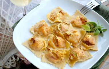 Равиоли с улитками