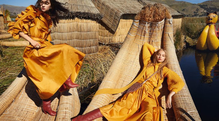 Модные платья и сарафаны в деревенском стиле в круизной коллекции Ulla Johnson весна-лето 2019, фото