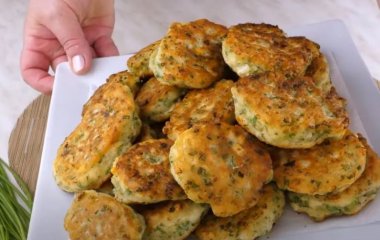 Коли ліньки морочитися з тістом. Ліниві пиріжки на кефірі із зеленою цибулею та яйцем