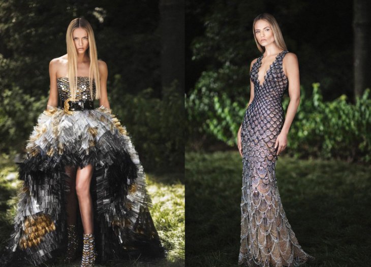 Наташа Поли представила коллекцию Atelier Versace осень-зима 2018-2019