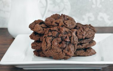 Рецепт быстрого шоколадного печенья на сковороде