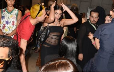 Дочь Мадонны появилась в полупрозрачном черном платье (фото)