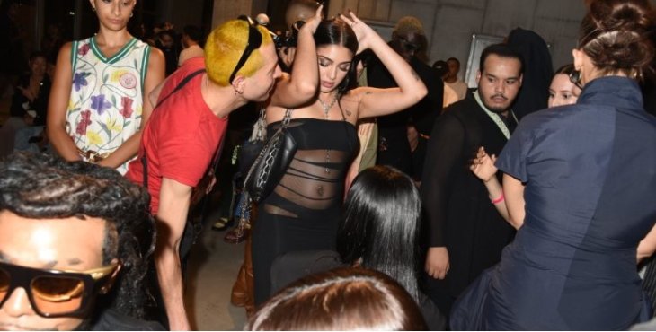 Дочь Мадонны появилась в полупрозрачном черном платье (фото)