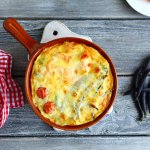 Топинамбур с куриными стрипсами с соусом из перги