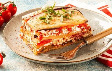 Рецепт лазаньи из баклажанов с творогом
