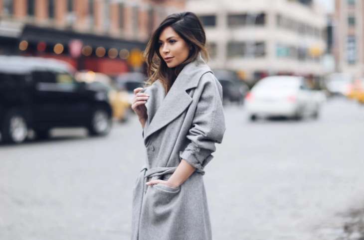 С чем носить женское пальто серого цвета, фото стильных образов