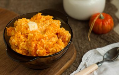 Рецепт тыквенной каши с пшеном в мультиварке