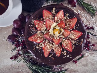 Быстрый протеиновый тортик в микроволновке