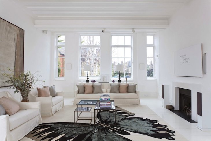 Основные правила  использования белого цвета в интерьере