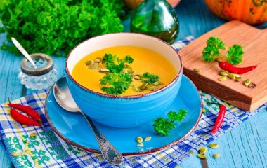 Рецепт дня: крем-суп из тыквы