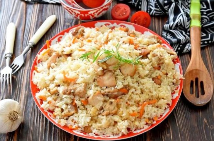 Плов из куриного мяса