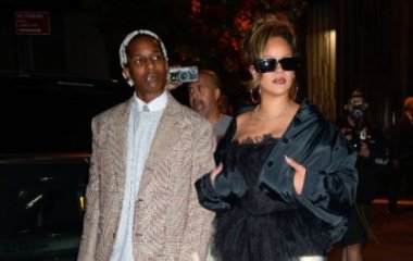 Рианна и A$AP Rocky впервые вышли в свет после рождения второго ребенка (фото)