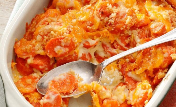 Запеканка морковно-сливочная