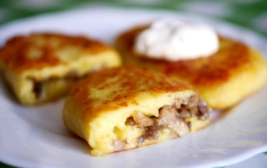 Картофельные зразы с грибами: рецепт вкусных котлет по-киевски
