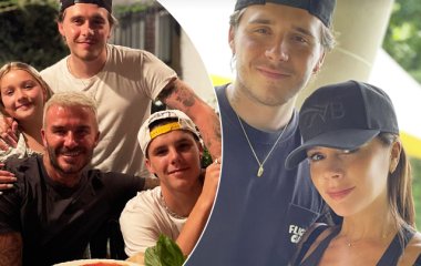 Виктория и Дэвид Бекхэм с детьми гостят у старшего сына Бруклина в Нью-Йорке 