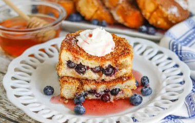 Легко и быстро: рецепт жареного тоста с бананом на завтрак