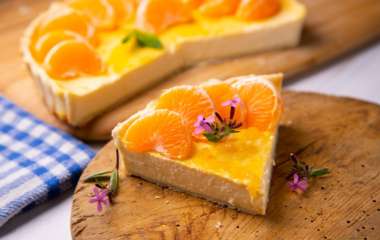 Оттенки цитрусовых: рецепт мандаринового торта без выпечки