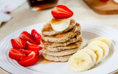 Как приготовить овсяные оладьи с бананом