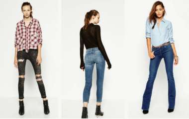 Модные образы с женскими джинсами на весну и лето 2019, фото с подиума