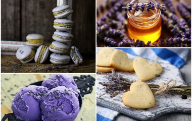 3 необычных десерта из лаванды