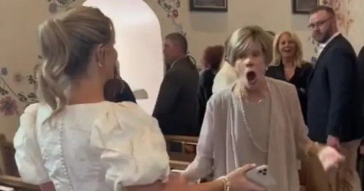 Наречена переробила весільну сукню бабусі: відео до і після та реакція рідної людини