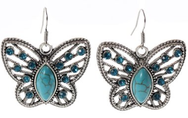 Серьги-бабочки с Aliexpress: обзор и фото товара