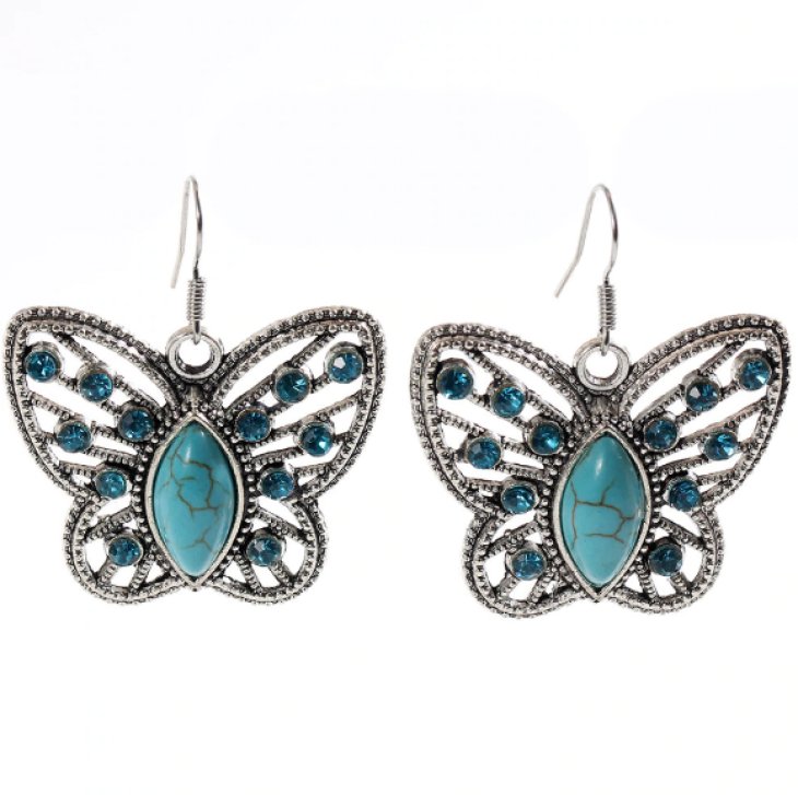 Серьги-бабочки с Aliexpress: обзор и фото товара