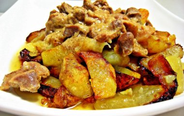 Лучшие рецепты приготовления запеченной картошки с мясом