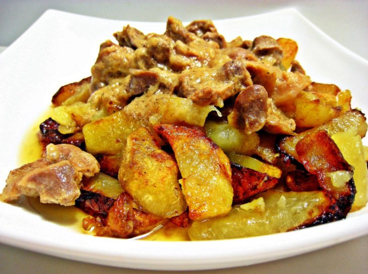 Лучшие рецепты приготовления запеченной картошки с мясом