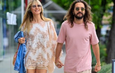 50-летняя Хайди Клум с молодым человеком отпраздновала годовщину свадьбы на Капри