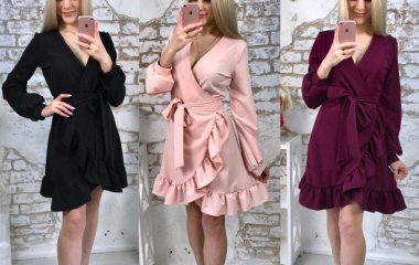 Модные платья с запахом в коллекциях сезона весна-лето 2019, фото