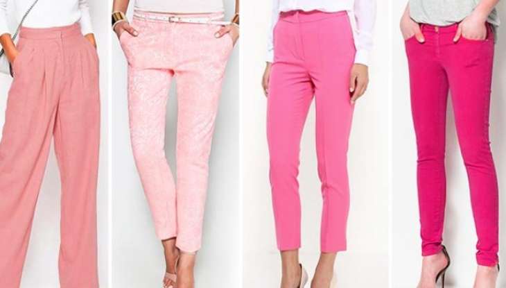 С чем носить розовые джинсы: модные образы и фото