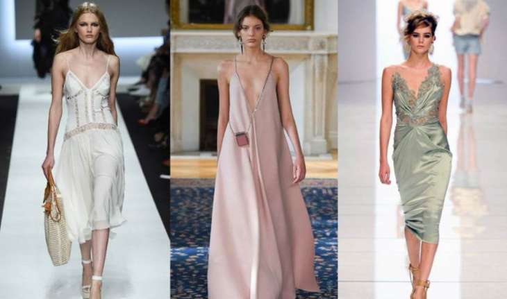 Модные женские платья в бельевом стиле — тренд сезона весна-лето 2019, фото