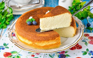 Запіканка сирна на кефірі з манкою