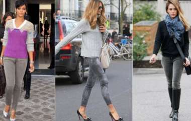 С чем носить женские узкие джинсы: модные образы и фото