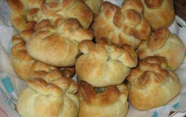 Слоеные мешочки с сухофруктами