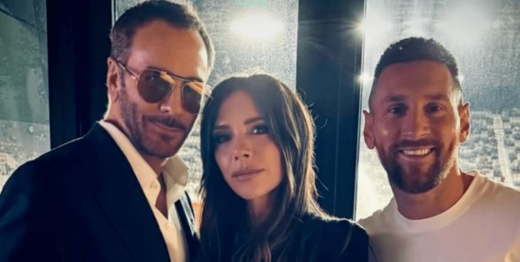 Виктория Бекхэм провела время с Томом Фордом и Лео Месси (фото)