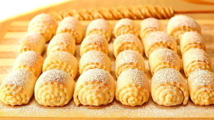 Сирне печиво з вареним згущеним молоком