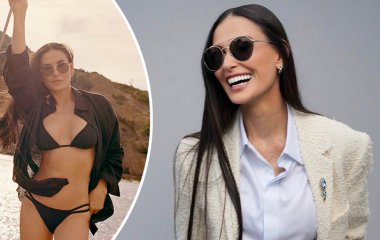 Лучший стриптиз, который вы видели от 60-летних: Деми Мур случайно оголила грудь на камеру